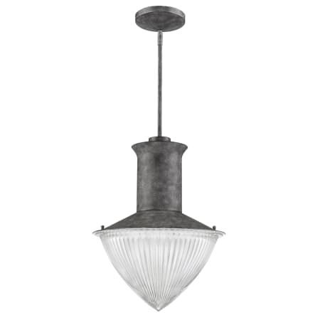 Acclaim Lighting Skylar Single Light 16" Wide Pendant with Halophane Glass Shade Ash