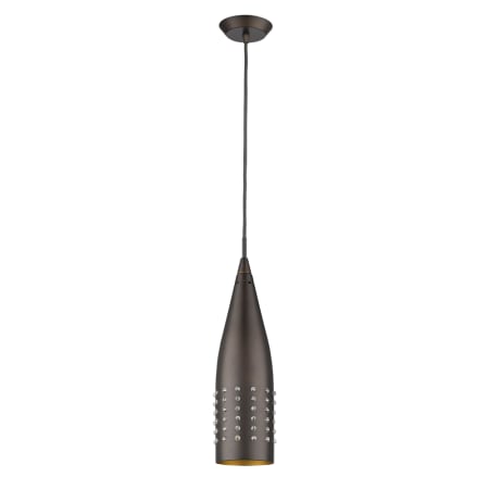 Acclaim Lighting Prism Single Light 3" Wide Pendant with Metal Shade Oil Rubbed Bronze