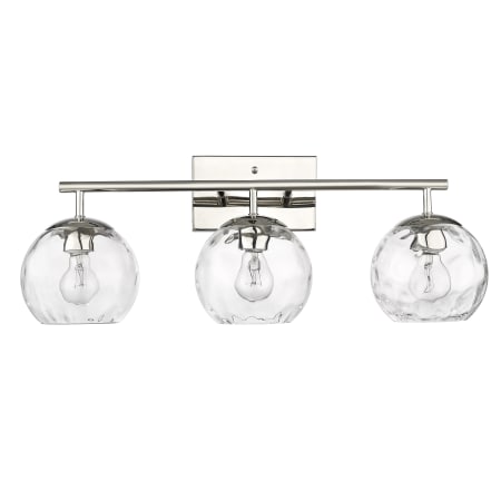 Acclaim Lighting Mackenzie 3 Light 26" Wide Vanity Light Polished Nickel