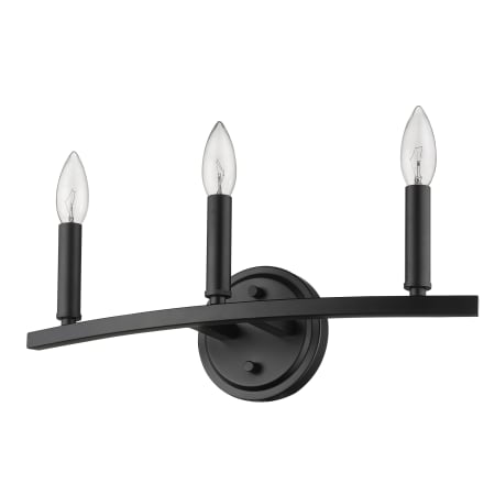Acclaim Lighting Sawyer 3 Light 18" Wide Vanity Light Matte Black