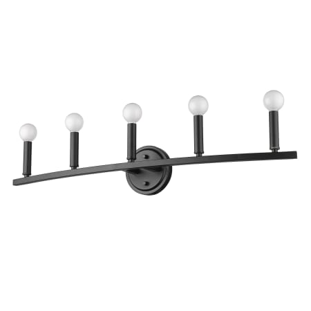 Acclaim Lighting Sawyer 5 Light 32" Wide Vanity Light Matte Black