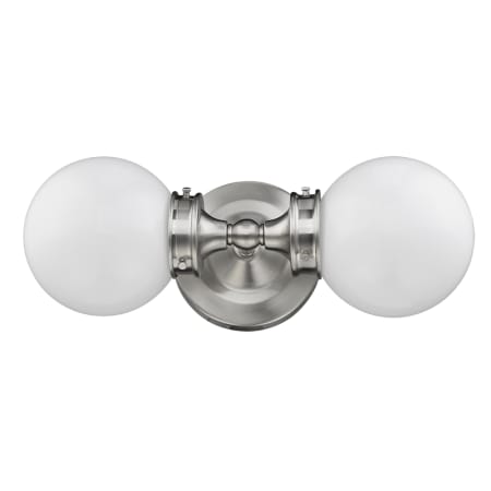 Acclaim Lighting Fairfax 2 Light 16-1/2" Wide Bathroom Vanity Light with Glass Globes Satin Nickel