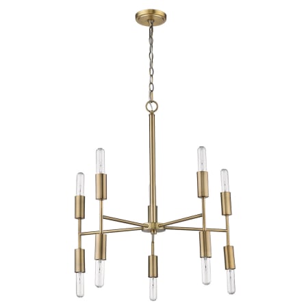 Acclaim Lighting Perret 10 Light 26" Wide Chandelier Aged Brass