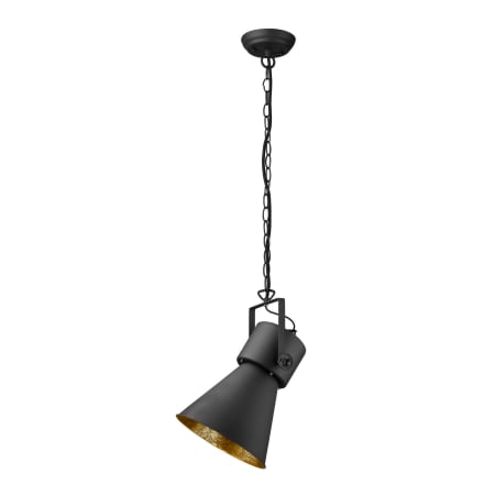 Acclaim Lighting Crew 17" Wide Pendant Matte Black / Gold