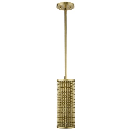 Acclaim Lighting Basetti 5" Wide Mini Pendant Gold