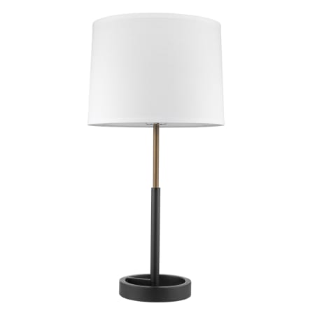 Acclaim Lighting Rotunda 31" Tall Buffet Table Lamp Matte Black / Hand Painted Antique Gold