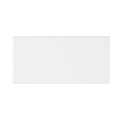 Ackland Segment - 3" x 6" Ceramic Solid Wall Tile - Polished Visual - Sold by Carton (10.65 SF/Carton) Blanc