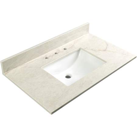 Ackland 37" Vanity Top with Backsplash Orelia