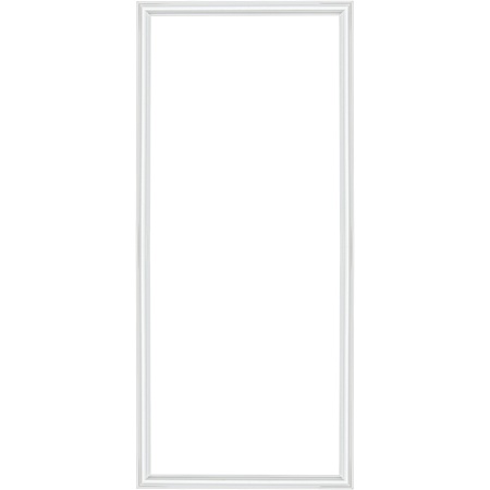 Ackland 2- Panel Layout 54 in. x 24 in. Peel & Stick Wall Molding Panel Kit for Decorative Accent Walls and DIY Wainscoting (20 LF/Carton) White