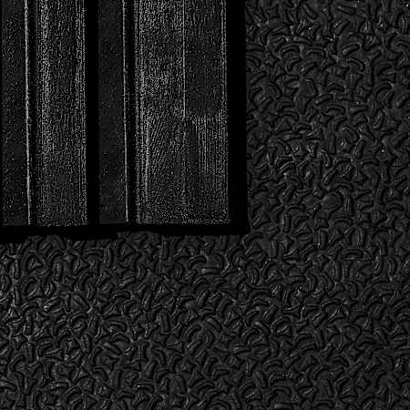 Ackland Heavy Duty 48" x 72" x 0.75" Indoor/Outdoor Rubber Multi Use Utility Mat - Sold by Each Black