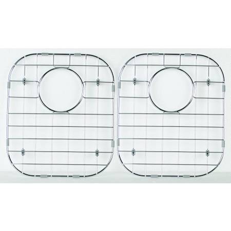 Ackland Stainless Steel 12.38 in. x 14.38 in. Double Bowl Sink Grid Stainless Steel