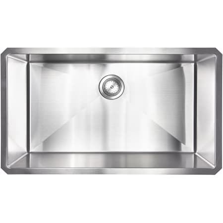Ackland Stainless Steel 19 in. x 32 in. 16 Gauge Undermount Single Bowl Kitchen Sink Stainless Steel