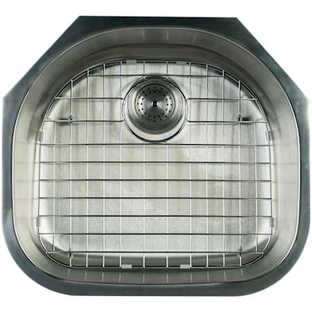 Ackland Stainless Steel 21 in. x 23 in. 18 Gauge Undermount Single Bowl Kitchen Sink Stainless Steel