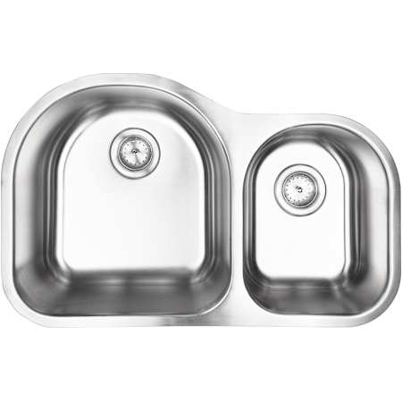 Ackland Stainless Steel 20 in. x 31 in. 18 Gauge Undermount 60/40 Double Bowl Kitchen Sink Stainless Steel