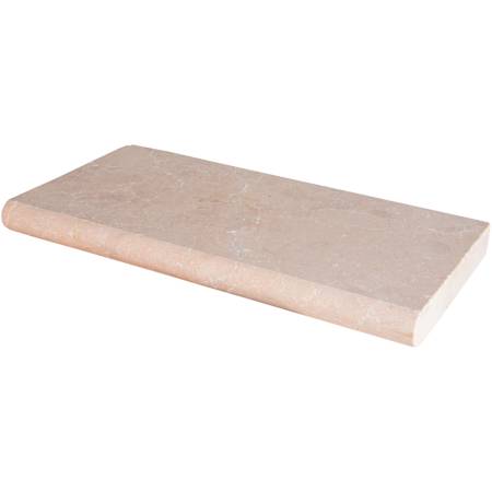 Ackland 16 in. x 24 in. x 2 in. Sandblasted Marble Pool Coping - Sold by Piece (2.67 SF/Piece) Champagne Coast