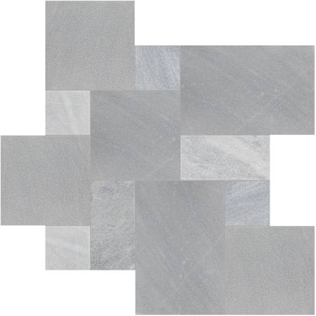 Ackland Celestine Sandblasted Pattern Marble Paver Kit - Sold by Pallet (160 SF/Pallet) Fog