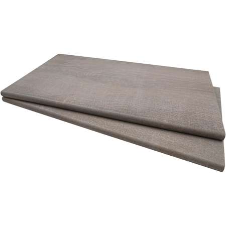 Ackland Arden 13 in. x 24 in. x 0.79 in. Matte Porcelain Wood Look Pool Coping - Sold by Carton (4.33 SF/Carton) Flint