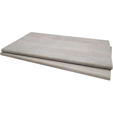 Ackland Arden 13 in. x 24 in. x 0.79 in. Matte Porcelain Wood Look Pool Coping - Sold by Pallet (277.25 SF/Pallet) Greige