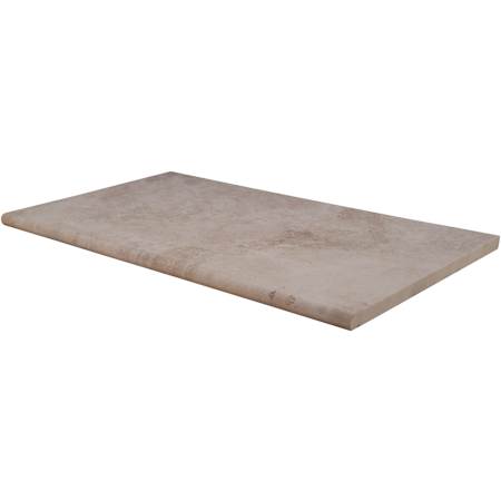 Ackland Ava 13 in. x 24 in. x 0.79 in. Matte Porcelain Stone Look Pool Coping - Sold by Carton (4.33 SF/Carton) Dunlin