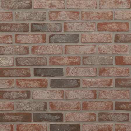 Ackland Terabrik - 2" x 8" Clay Subway Floor and Wall Tile - Sold by Carton (7.25 SF/Carton) Rustic Rouge