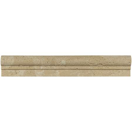 Ackland Crown Molding with Marzana Styling and 1"H x 2"W x 12"D Sabbia