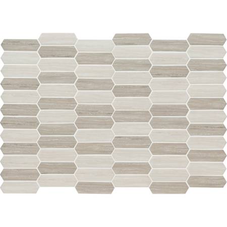 Ackland 10" x 14" Glass Dot-Mounted Wall Mosaic Tile - Glossy Visual - Sold by Carton (14.55 SF/Carton) Ashwood