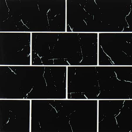 Ackland 6" x 12" Glass Solid Wall Tile - Glossy Visual - Sold by Carton (5 SF/Carton) Kurova