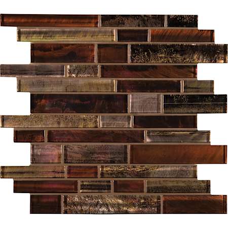 Ackland 12" x 14" Glass Linear Tile - Sold by Carton (9.7 SF/Carton) Marrona