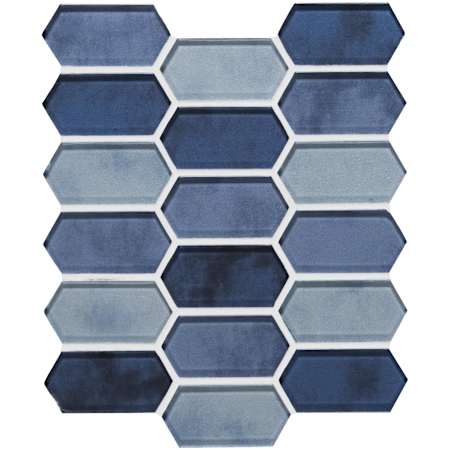 Ackland 10" x 12" Glass Dot-Mounted Wall Mosaic Tile - Glossy Visual - Sold by Carton (8.3 SF/Carton) Seabrine