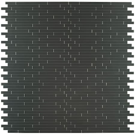 Ackland Tactiq - 12" x 12" Metal Linear Wall Mosaic Tile - Glossy Visual - Sold by Carton (18.4 SF/Carton) Monte Silvera