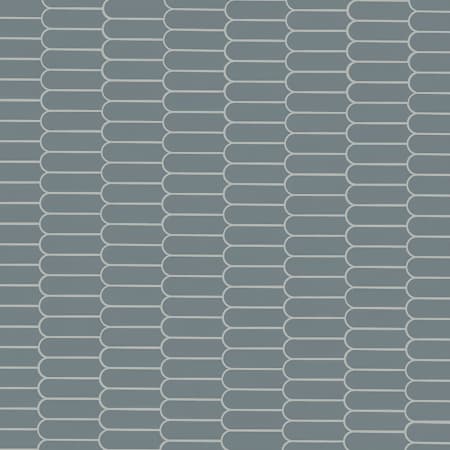 Ackland 12" x 12" Porcelain Wave Floor and Wall Mosaic Tile - Glossy Visual - Sold by Carton (15 SF/Carton) Blue Maris