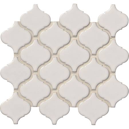 Ackland 12" x 12" Porcelain Arabesque/Baroque Mosaic Tile - Glossy Visual - Sold by Carton (10.95 SF/Carton) Marabella