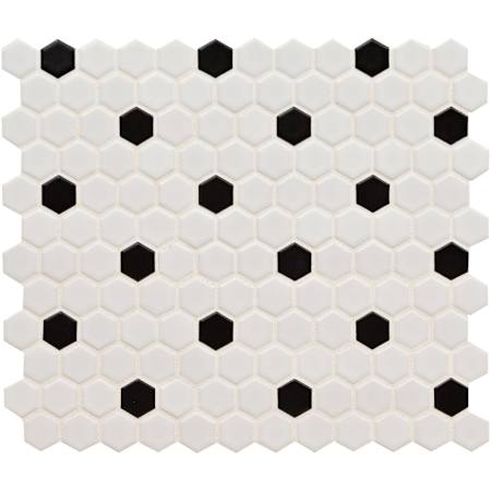 Ackland 10" x 12" Porcelain Geometric Wall Mosaic Tile - Matte Visual - Sold by Carton (12.45 SF/Carton) Monarch