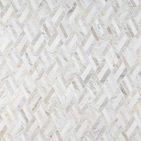 Ackland 11" x 12" Marble Geometric Wall Mosaic Tile - Polished Visual - Sold by Carton (9.4 SF/Carton) Auralie