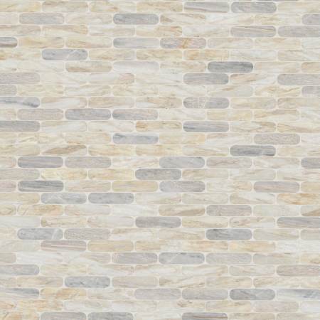 Ackland 12" x 12" Marble Oval Floor and Wall Mosaic Tile - Polished Visual - Sold by Carton (9.6 SF/Carton) Auralie