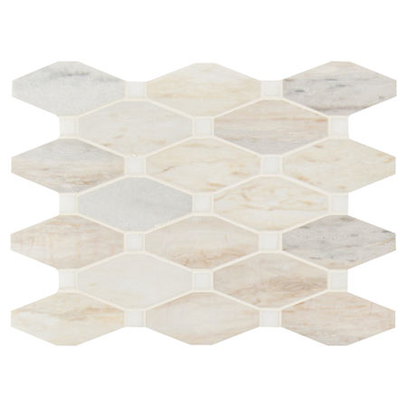 Ackland 12" x 13" Marble Marque Floor and Wall Mosaic Tile - Polished Visual - Sold by Carton (10.1 SF/Carton) Auralie