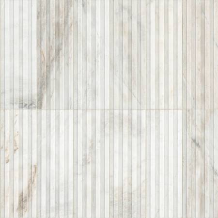 Ackland 4" x 12" Marble Wall Tile - Honed Visual - Sold by Carton (4.95 SF/Carton) Castella de Blanc