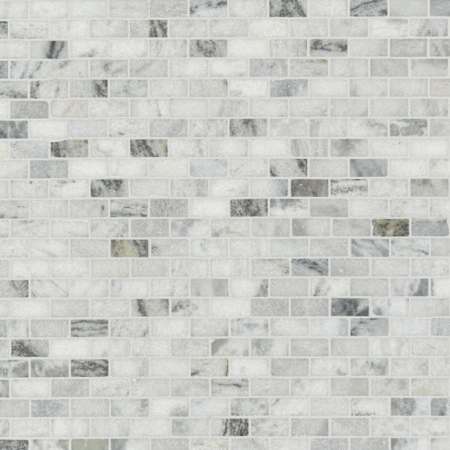 Ackland 12" x 12" Marble Brick Wall Mosaic Tile - Honed Visual - Sold by Carton (9.7 SF/Carton) Cambria Fog