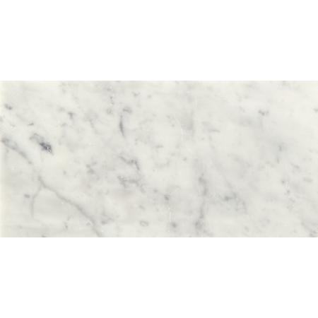 Ackland 6" x 12" Marble Solid Floor and Wall Tile - Polished Visual - Sold by Carton (5 SF/Carton) Carrara White