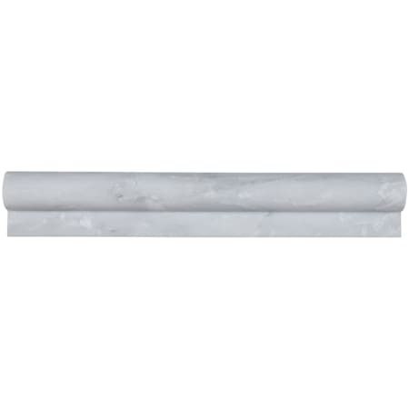 Ackland 12" x 2" Polished Granite and Marble Thin-Set Tile Chair Rail - Sold by Carton (10 LF/Carton) Iona Mist