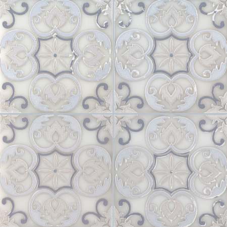 Ackland 6" x 6" Marble Encaustic Floor and Wall Tile - Polished Visual - Sold by Carton (5 SF/Carton) Marbella