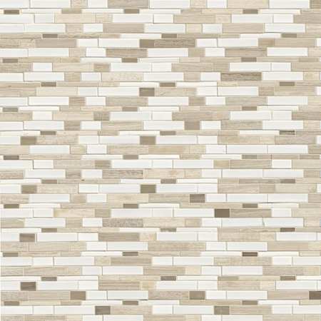 Ackland Averra - 10" x 12" Solid Floor and Wall Tile - Semi-Gloss Visual - Sold by Carton (8.5 SF/Carton) Ivory Sand