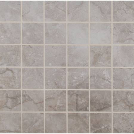 Ackland Aphelia - 12" x 12" Ceramic Square Floor and Wall Mosaic Tile - Matte Visual, Stone Look - Sold by Carton (8 SF/Carton) Grisa