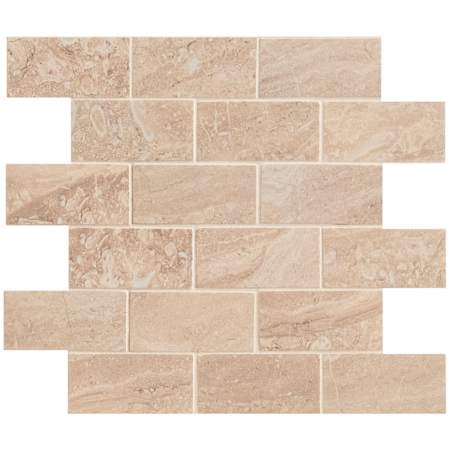 Ackland Azira - 12" x 12" Porcelain Brick Wall Mosaic Tile - Glossy and Polished Visual - Sold by Carton (8 SF/Carton) Aurume