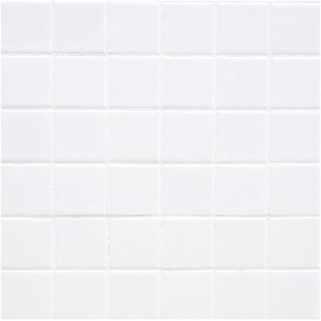 Ackland Segment - 12" x 12" Porcelain Square Floor and Wall Mosaic Tile - Matte Visual - Sold by Carton (7.76 SF/Carton) Blanc