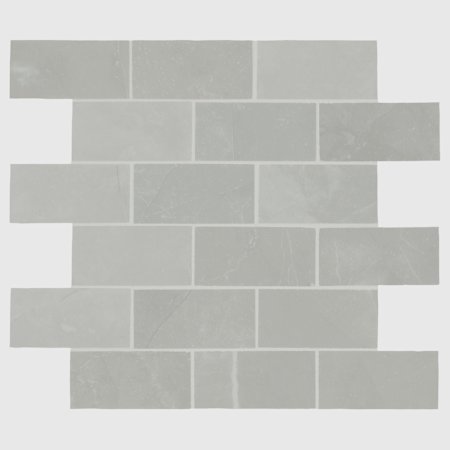 Ackland Sonoma - 12" x 12" Porcelain Linear Floor and Wall Mosaic Tile - Polished Visual, Stone Look - Sold by Carton (8 SF/Carton) Gravelle