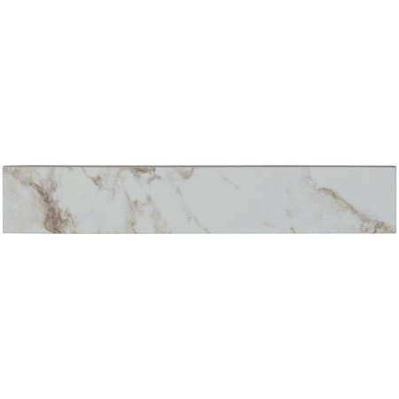 Ackland Astoria 18" x 3" Polished Porcelain Grout or Thin-Set Tile Bullnose - Sold by Carton (37.5 LF/Carton) Lucio