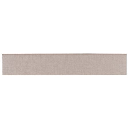 Ackland Copra 18" x 3" Matte Porcelain Grout or Thin-Set Tile Bullnose - Sold by Carton (15 LF/Carton) Argent