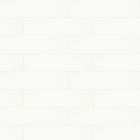 Ackland Illume - 2" x 8" Ceramic Wall Tile - Glossy Visual - Sold by Carton (11.1 SF/Carton) Cloud White