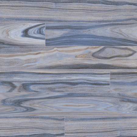 Ackland Lorento - 8" x 48" Porcelain Wood Look Solid Floor Tile - Polished Visual - Sold by Carton (10.68 SF/Carton) Myrran Blue